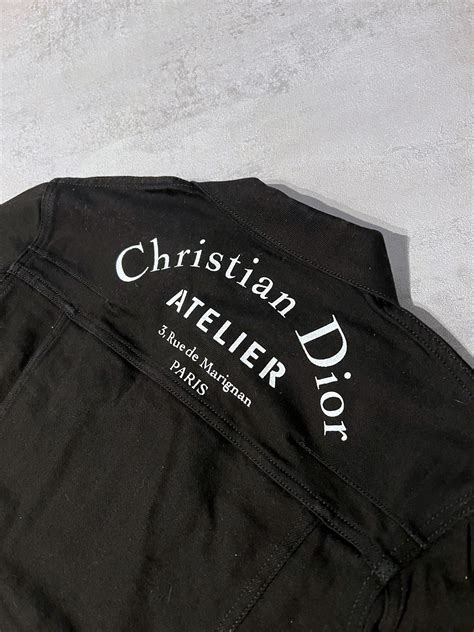 atelier christian dior|christian dior atelier denim jacket.